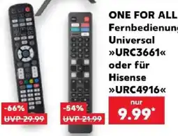 Kaufland ONE FOR ALL Fernbedienung Universal Angebot