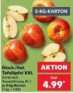 Kaufland Dtsch./ital. Tafeläpfel XXL Angebot