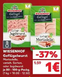 Kaufland WIESENHOF Geflügelwurst Angebot
