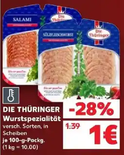 Kaufland Die Thüringer Wurstspezialität Angebot