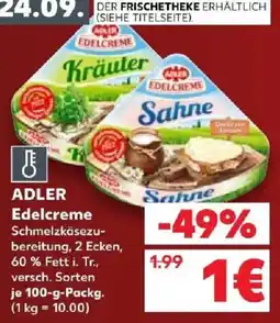 Kaufland ADLER Edelcreme Angebot