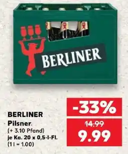 Kaufland BERLINER Pilsner Angebot