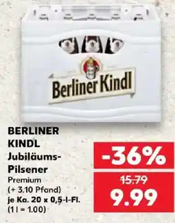 Kaufland BERLINER KINDL Jubiläums-Pilsener Premium Angebot