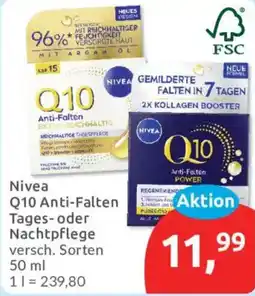Budni Nivea Q10 Anti-Falten Tages- oder Nachtpflege Angebot