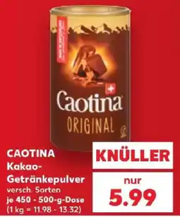 Kaufland Caotina Kakao-Getränkepulver Angebot