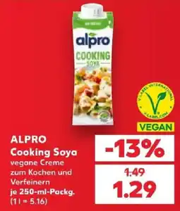 Kaufland ALPRO Cooking Soya Angebot