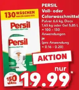 Kaufland Persil Colorwaschmittel Angebot