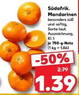 Kaufland Südafrik. Mandarinen Angebot