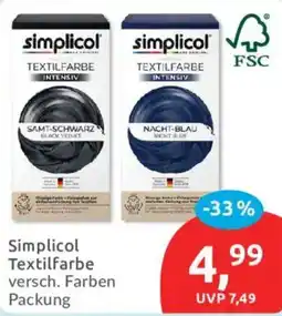 Budni Simplicol Textilfarbe Angebot