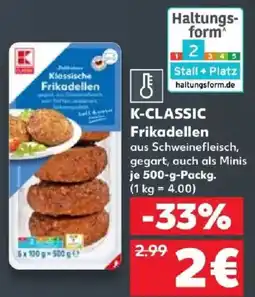 Kaufland K-CLASSIC Frikadellen Angebot