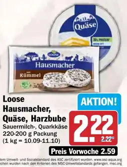 HIT Loose Hausmacher, Quäse, Harzbube Angebot