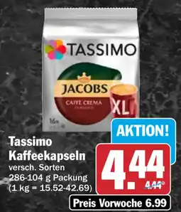 HIT Tassimo Kaffee kapseln Jacobs Caffè Crema Angebot