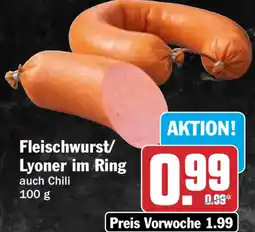 HIT Fleischwurst/Lyoner im Ring Angebot