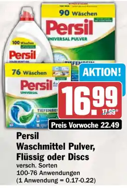 HIT Persil Waschmittel Pulver Angebot