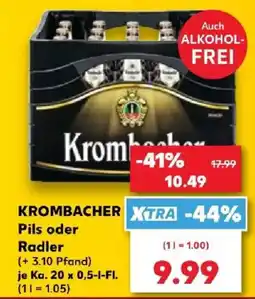Kaufland KROMBACHER Pils oder Radler Angebot