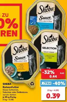 Kaufland Sheba Katzenfutter Angebot