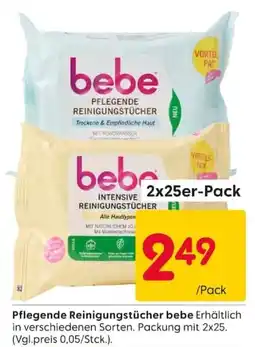 Rusta Pflegende Reinigungstücher bebe Angebot