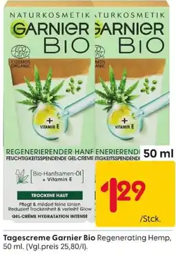 Rusta Tagescreme Garnier Bio Regenerating Hemp Angebot