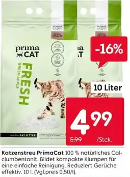 Rusta Katzenstreu PrimaCat Angebot