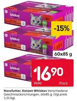 Rusta Nassfutter, Katzen Whiskas Angebot
