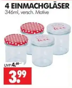 Wreesmann 4 EINMACHGLÄSER Angebot