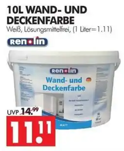 Wreesmann renolin Wand- und Deckenfarbe Angebot
