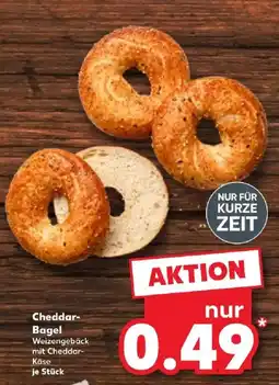 Kaufland Cheddar-Bagel Angebot