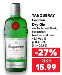 Kaufland Tanqueray London Dry Gin Angebot