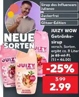 Kaufland JUICY SIRUP Angebot