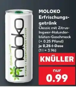 Kaufland MOLOKO Erfrischungsgetränk Classic Angebot