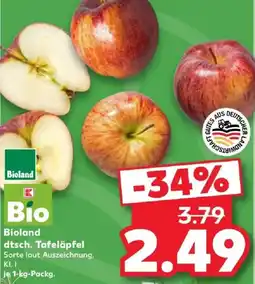 Kaufland Bioland Bio tsch. Tafeläpfel Angebot