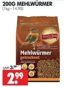 Wreesmann Bird's Best Mehlwürmer Angebot