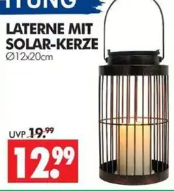 Wreesmann LATERNE MIT SOLAR-KERZE Angebot