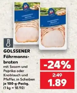 Kaufland GOLSSENER Fährmannsbraten Angebot