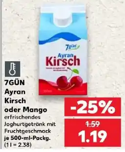 Kaufland 7GÜN Ayran Kirsch Angebot