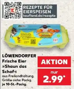 Kaufland LÖWENDORFER Frische Eier »Shaun das Schaf« Angebot