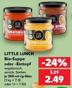 Kaufland LITTLE LUNCH Bio-Suppe Angebot