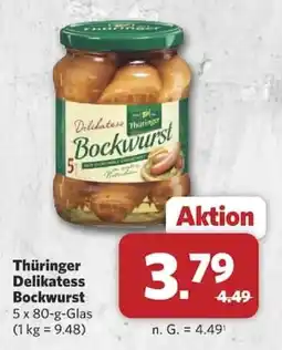 Combi Thüringer Delikatess Bockwurst Angebot
