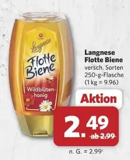 Combi Langnese Flotte Biene Wildblütenhonig Angebot