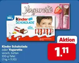 Combi Kinder Schokolade oder Yogurette Angebot