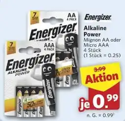 Combi Energizer Alkaline Power Angebot