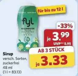 Combi fyl WALDMEISTER Sirup Angebot