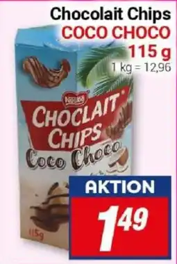CENTERSHOP Nestle Chocolait Chips Coco Choco Angebot