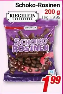 CENTERSHOP Riegelein Schoko-Rosinen Angebot