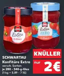 Kaufland SCHWARTAU Konfitüre Extra Angebot