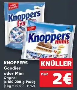 Kaufland Knoppers Goodies oder Mini Angebot