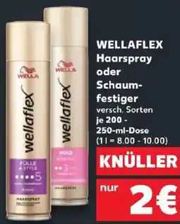 Kaufland Wella WellaFlex Haarspray oder Schaumfestiger Angebot