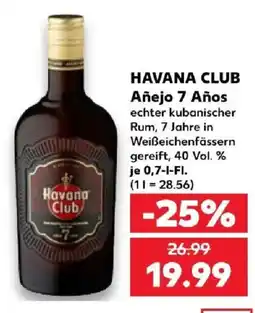 Kaufland HAVANA CLUB Añejo 7 Años Angebot