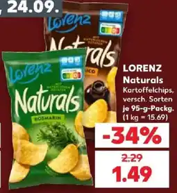 Kaufland Lorenz Naturals Kartoffelchips Angebot