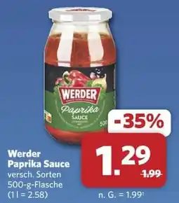 Combi Werder Paprika Sauce Angebot